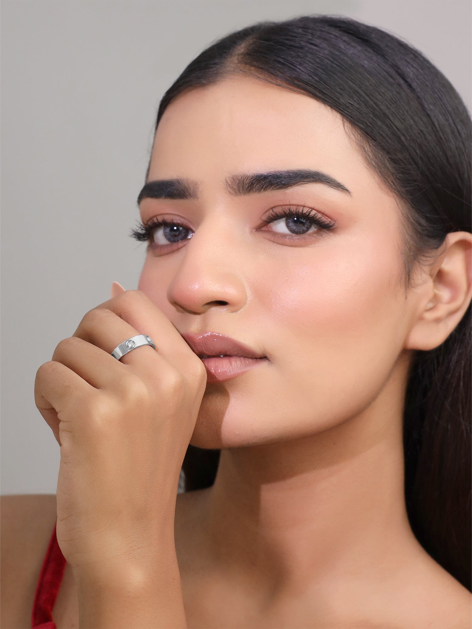 Statement Crystal Band Rings