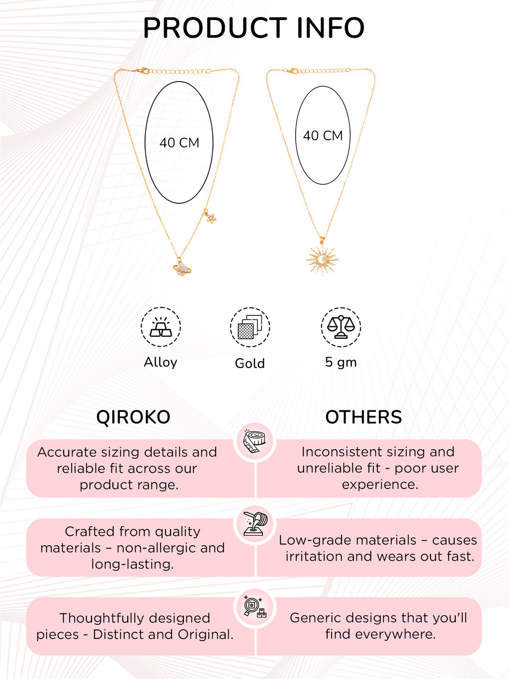 Sun Saturn Star Pendant Necklace