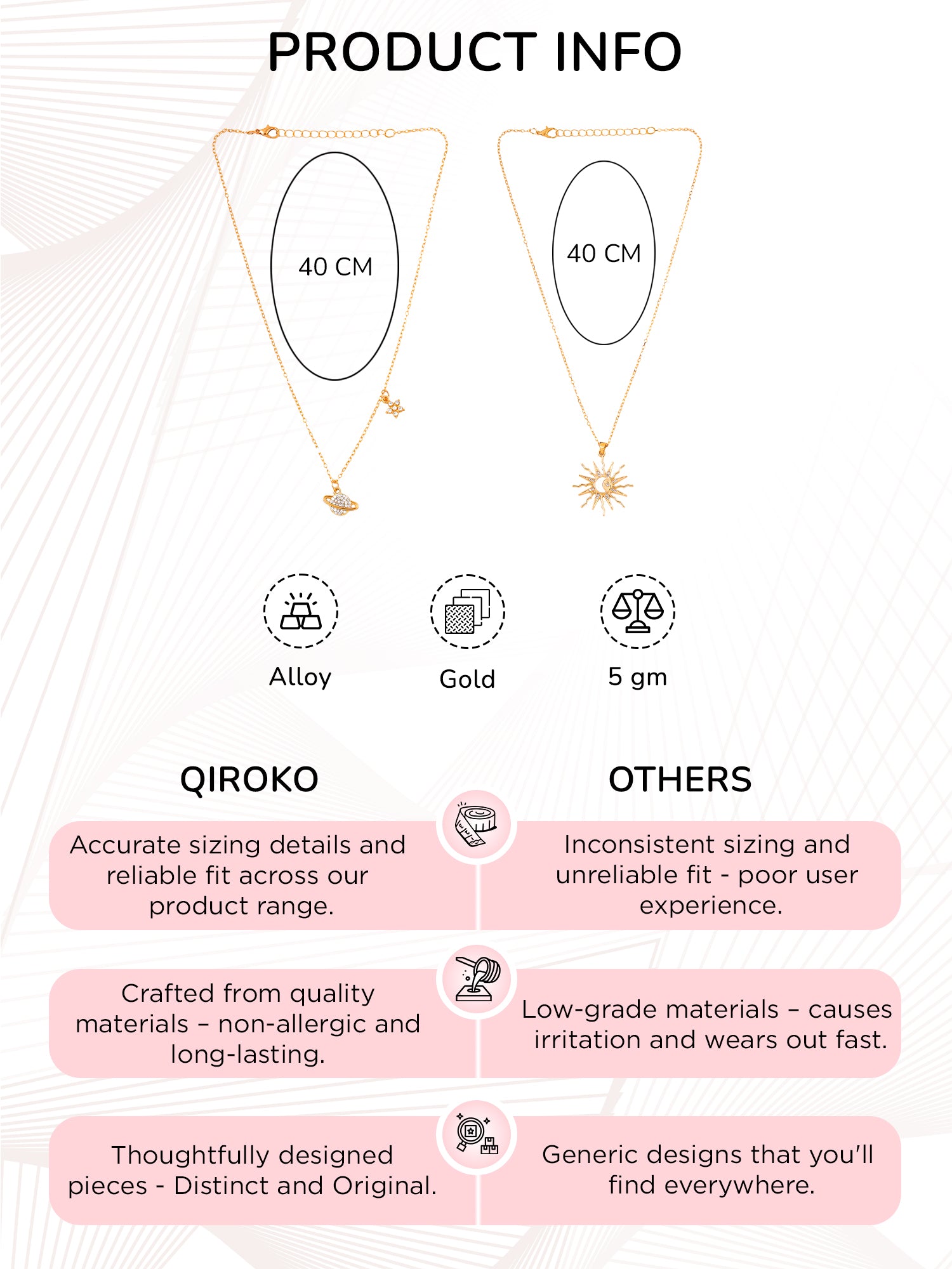 Sun Saturn Star Pendant Necklace