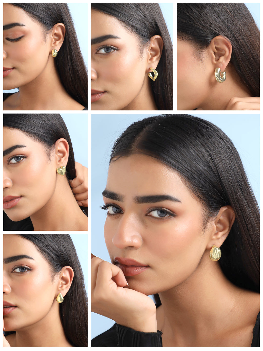 Statement Earrings Set of 6