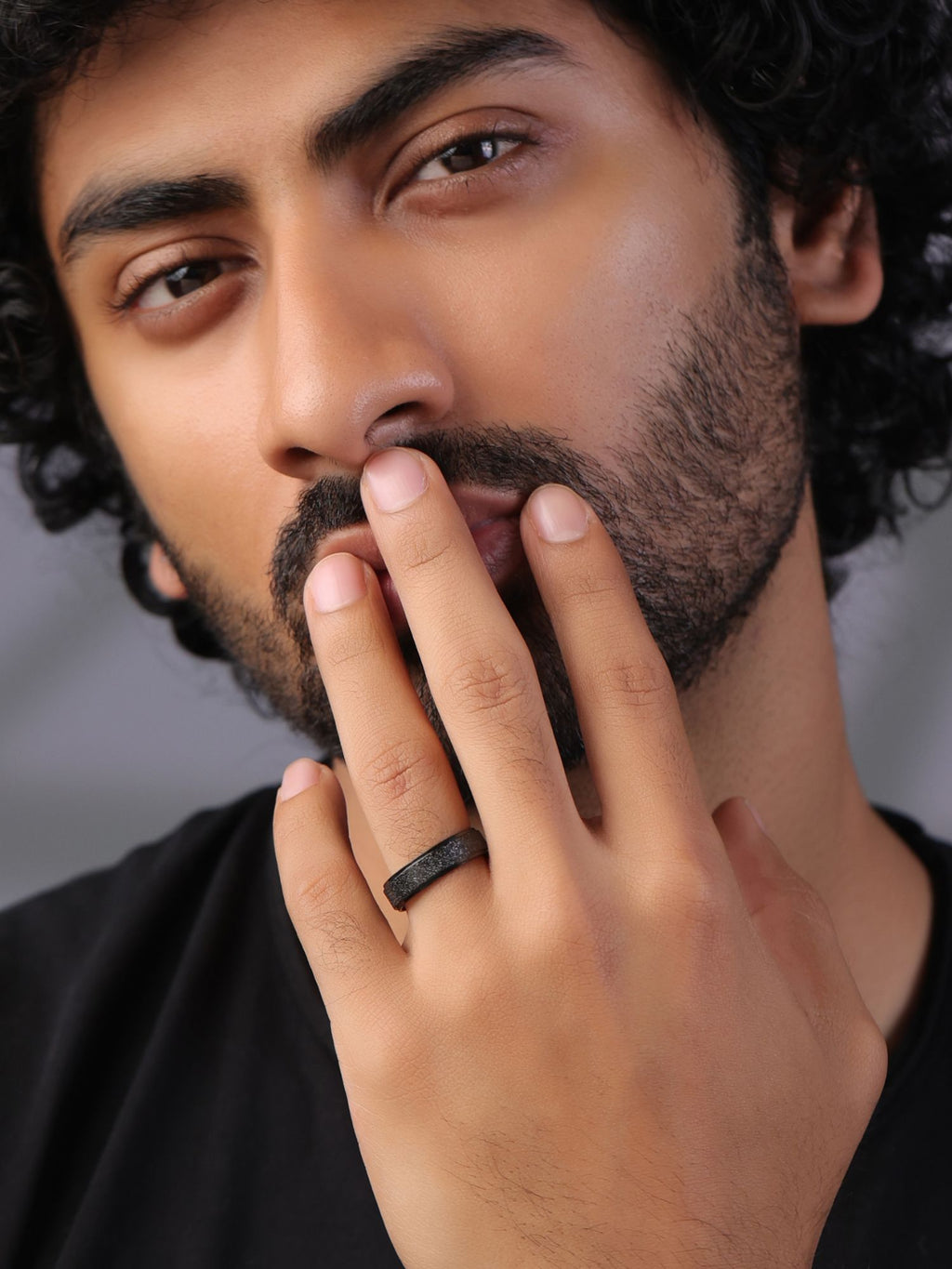 Textured Band Rings