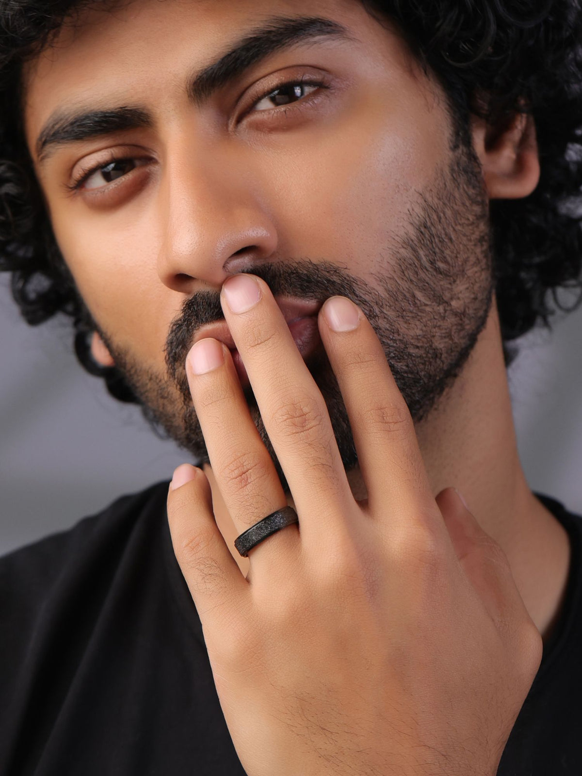 Textured Band Rings