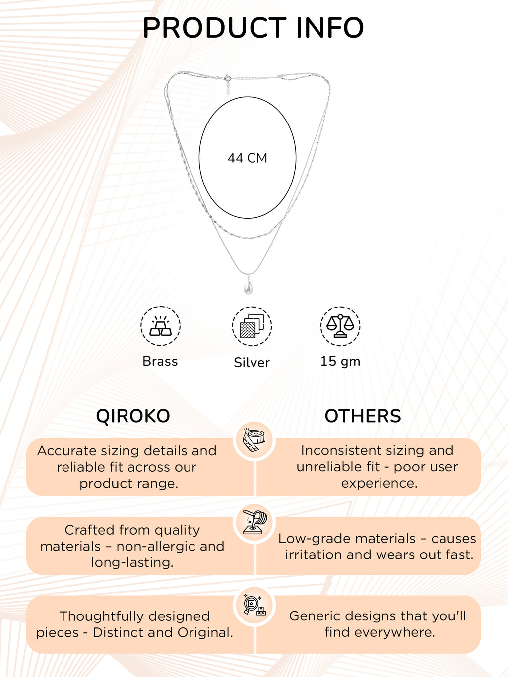 Stacked Pendant Necklace