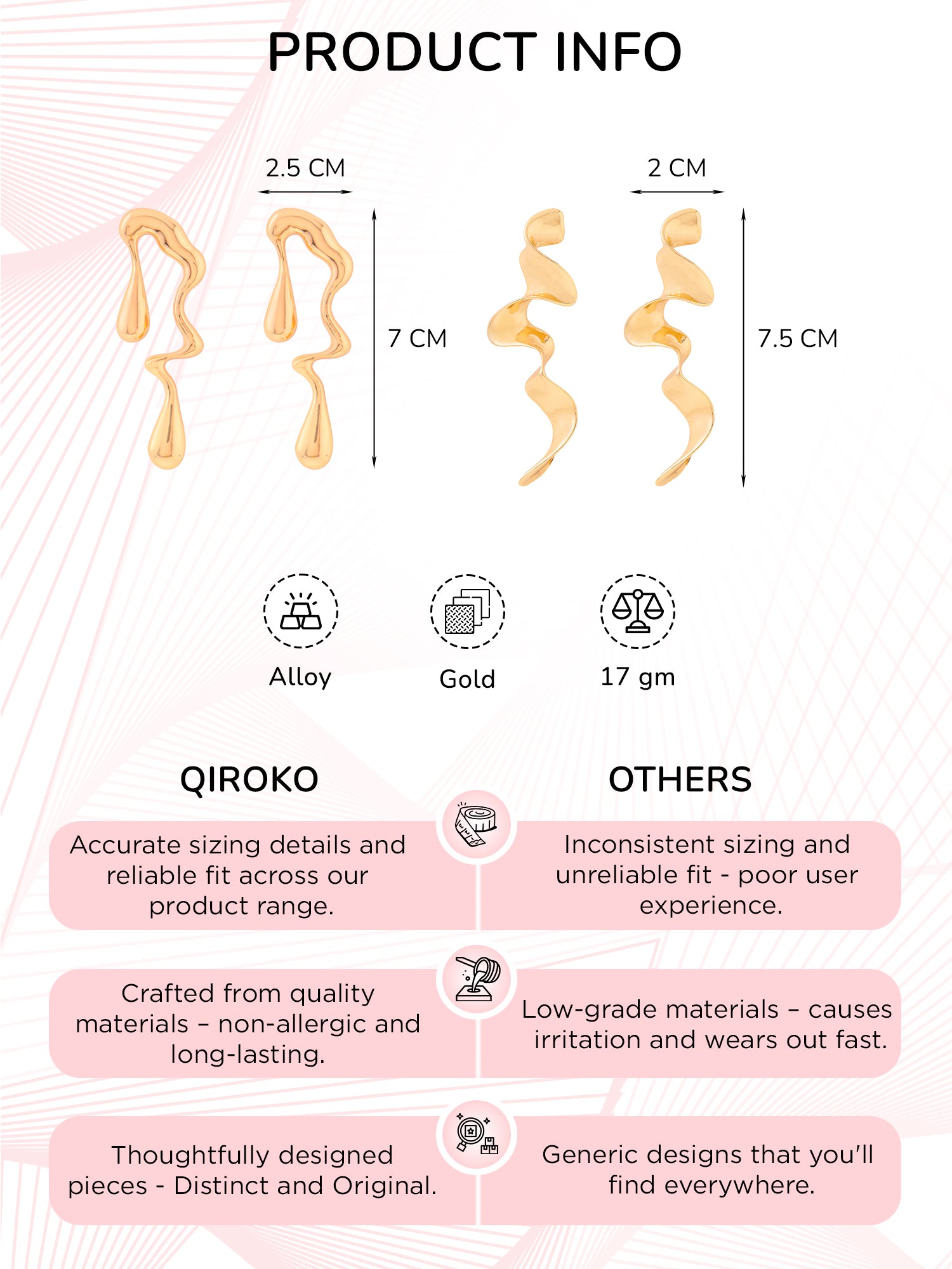 Statement Dangler Long Earrings