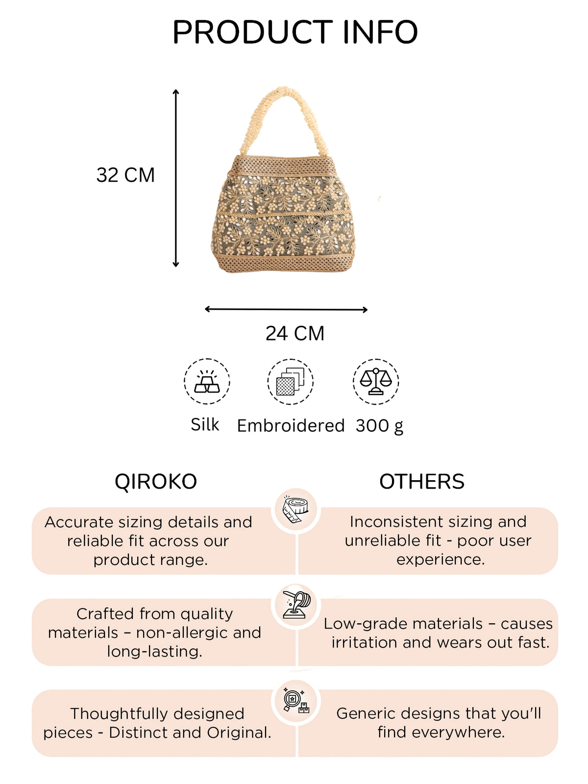 Mirror Work Potli Handbag