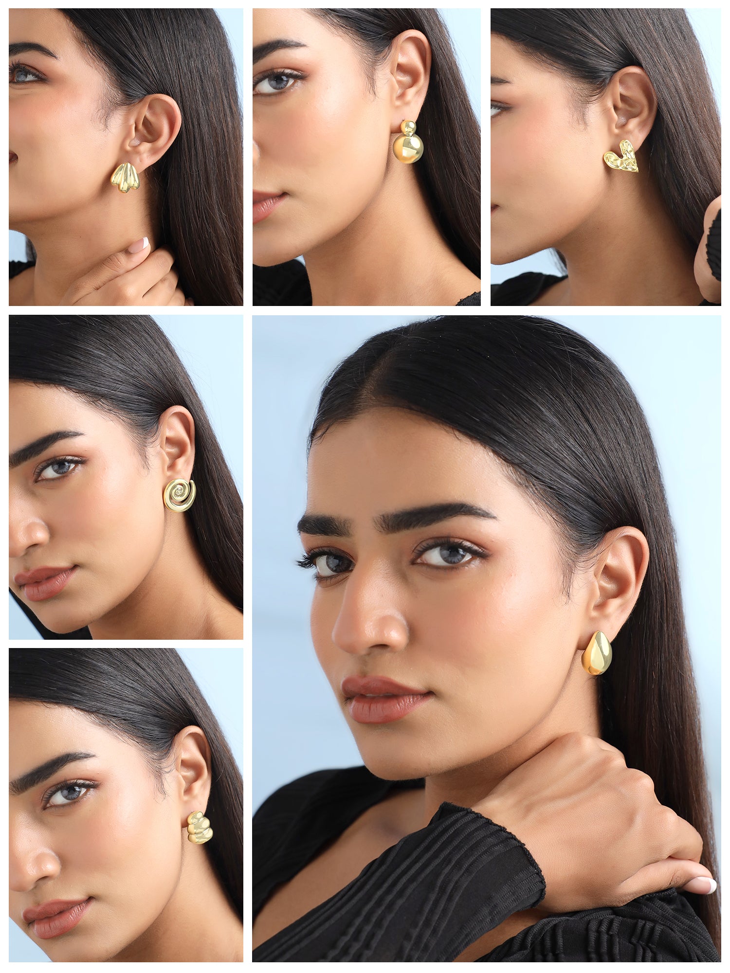 Statement Earrings Set of 6