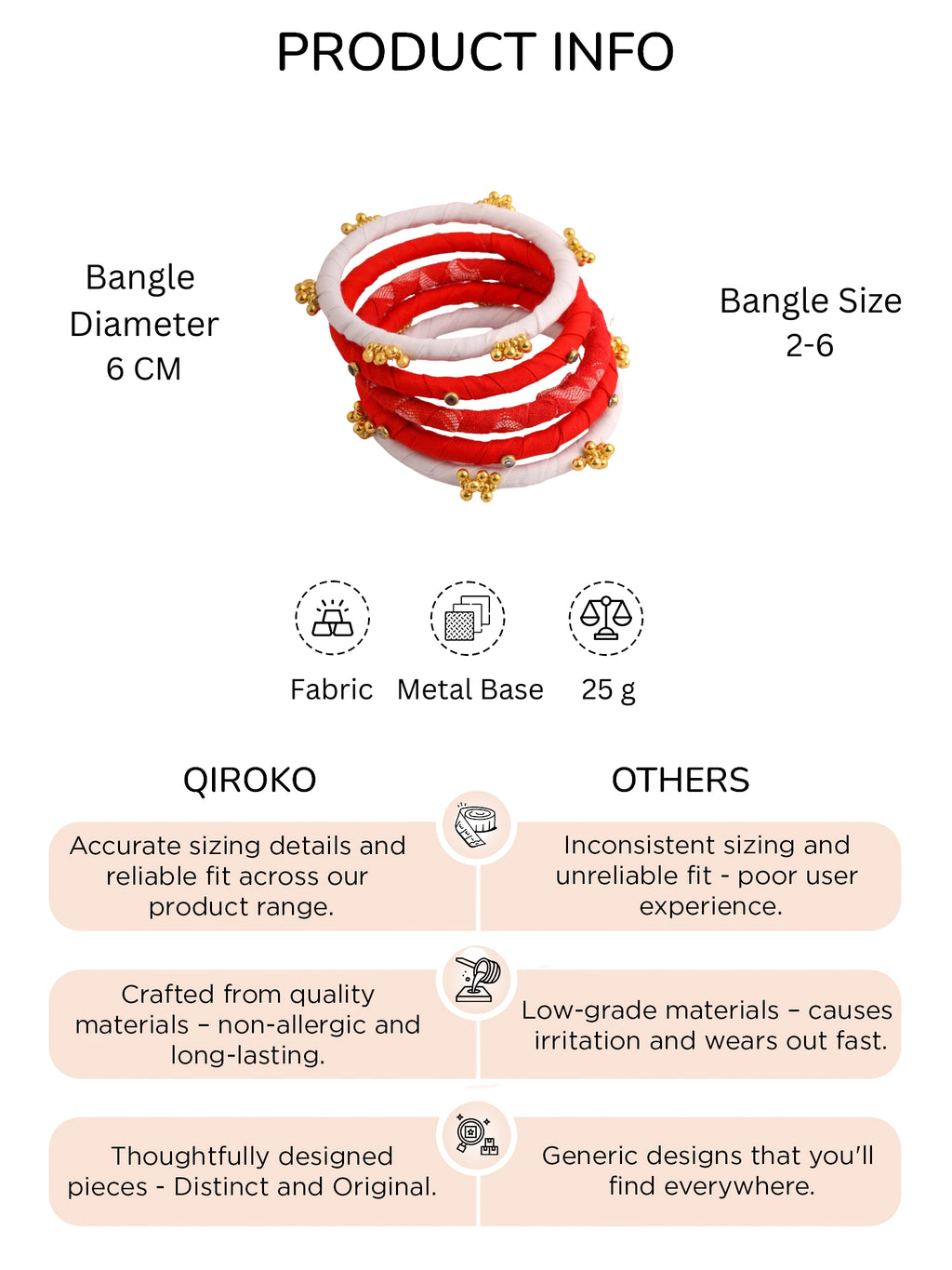 Leher Fabric Ghungroo Bracelet Set Red