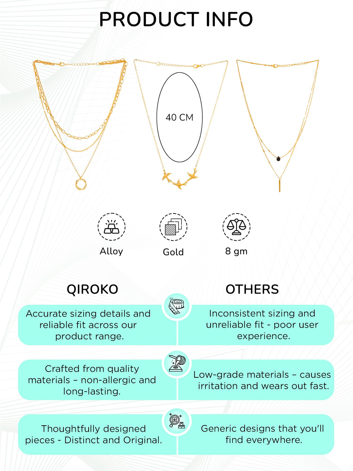 Chain Necklace Set