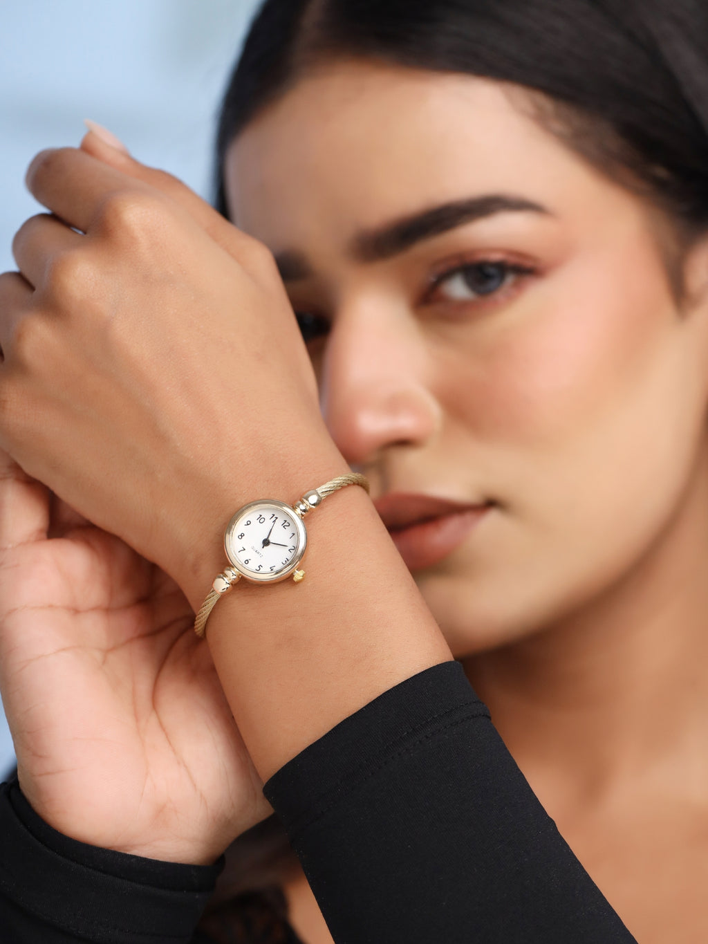 Twist Gold Bracelet Watch