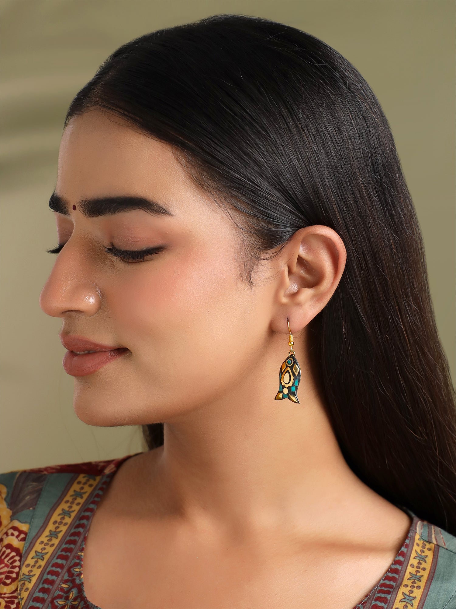 Ethnic Traditional Handmade Tibetan Earrings