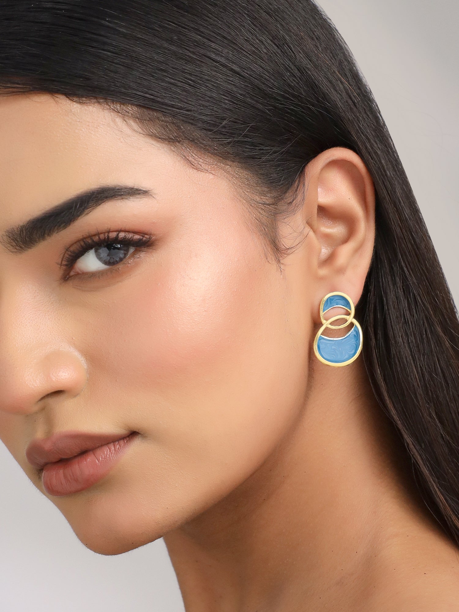 Enamel Drop Earrings