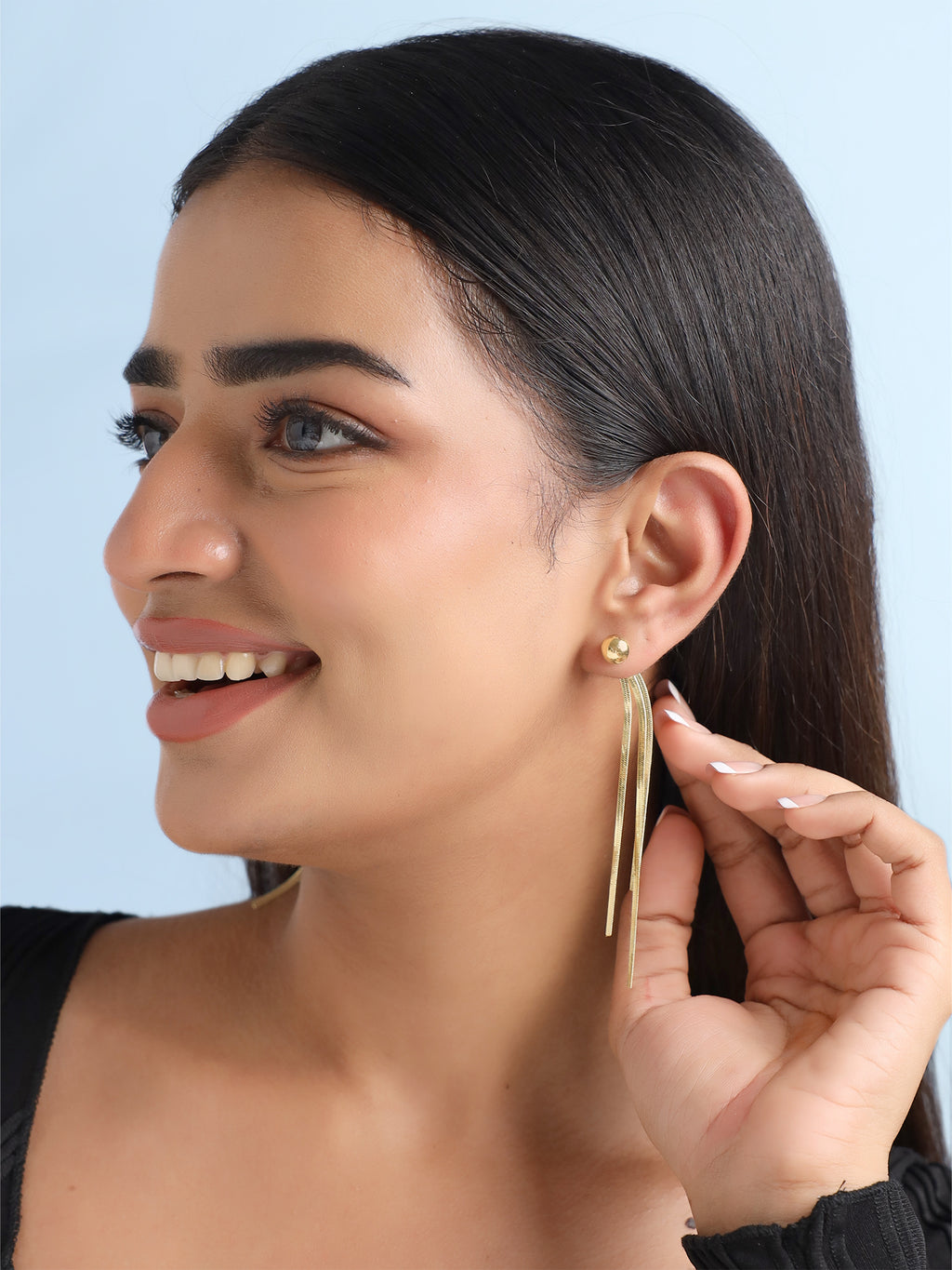 Waterfall Dangler Long Earrings