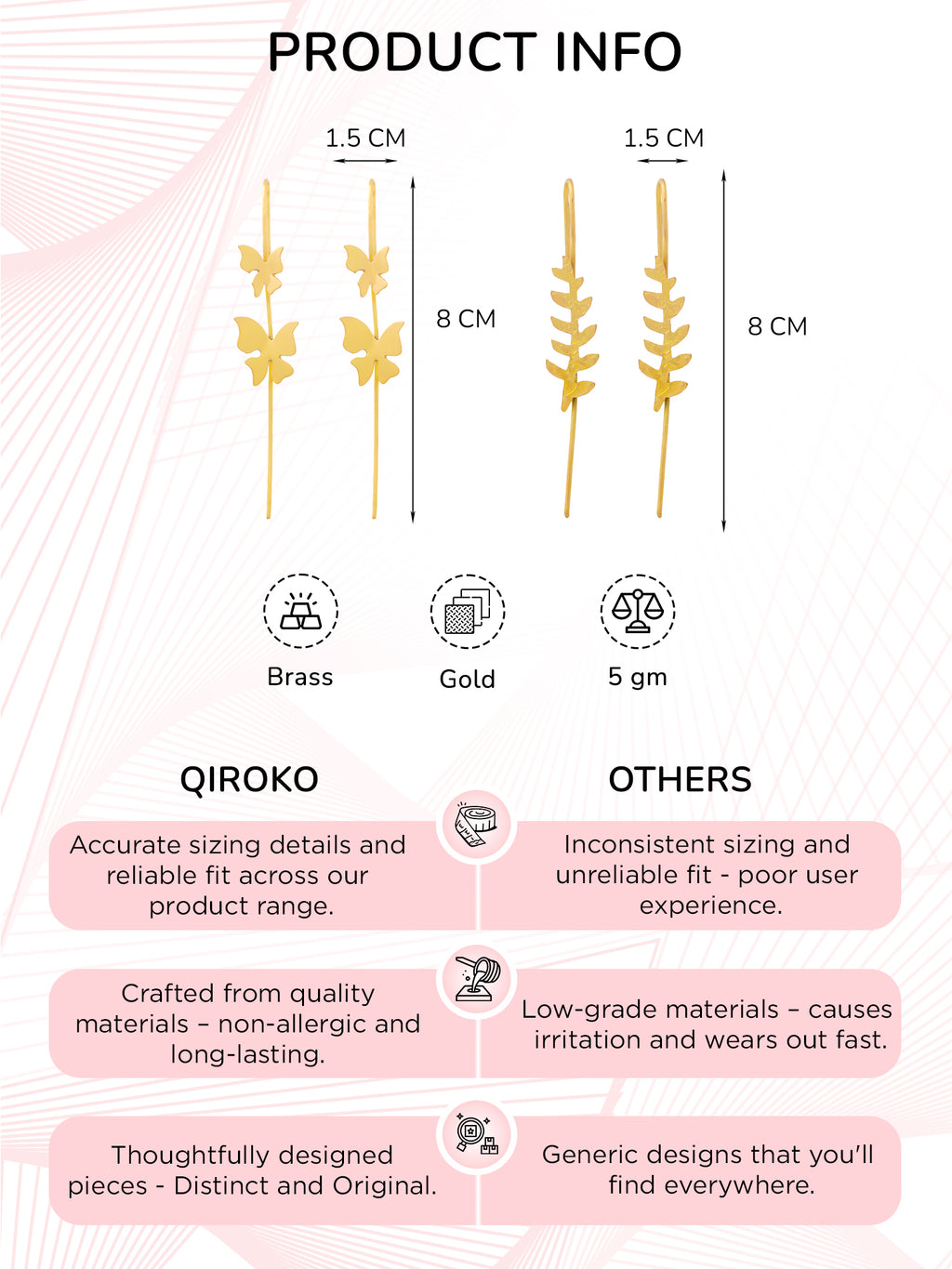 Ethnic Oxidised Earcuff Earrings