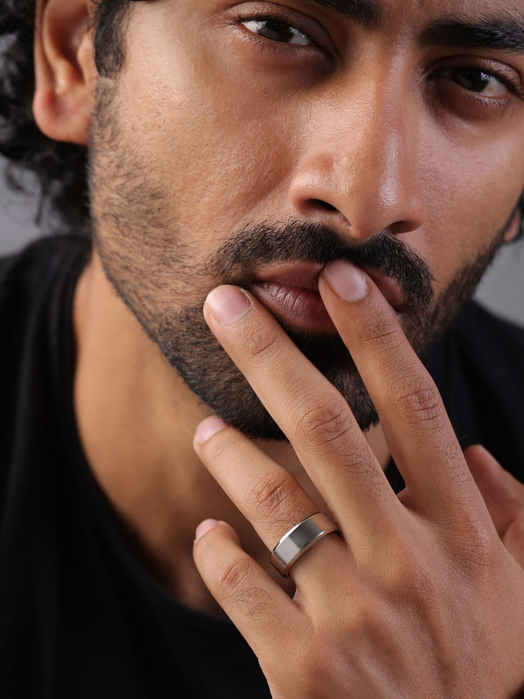 Textured Band Rings