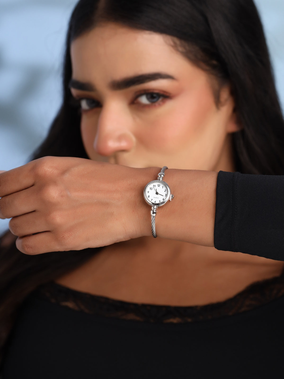 Twist Silver Bracelet Watch