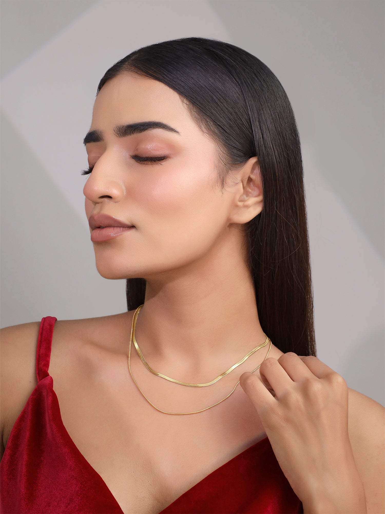 Stacked Necklace Chains