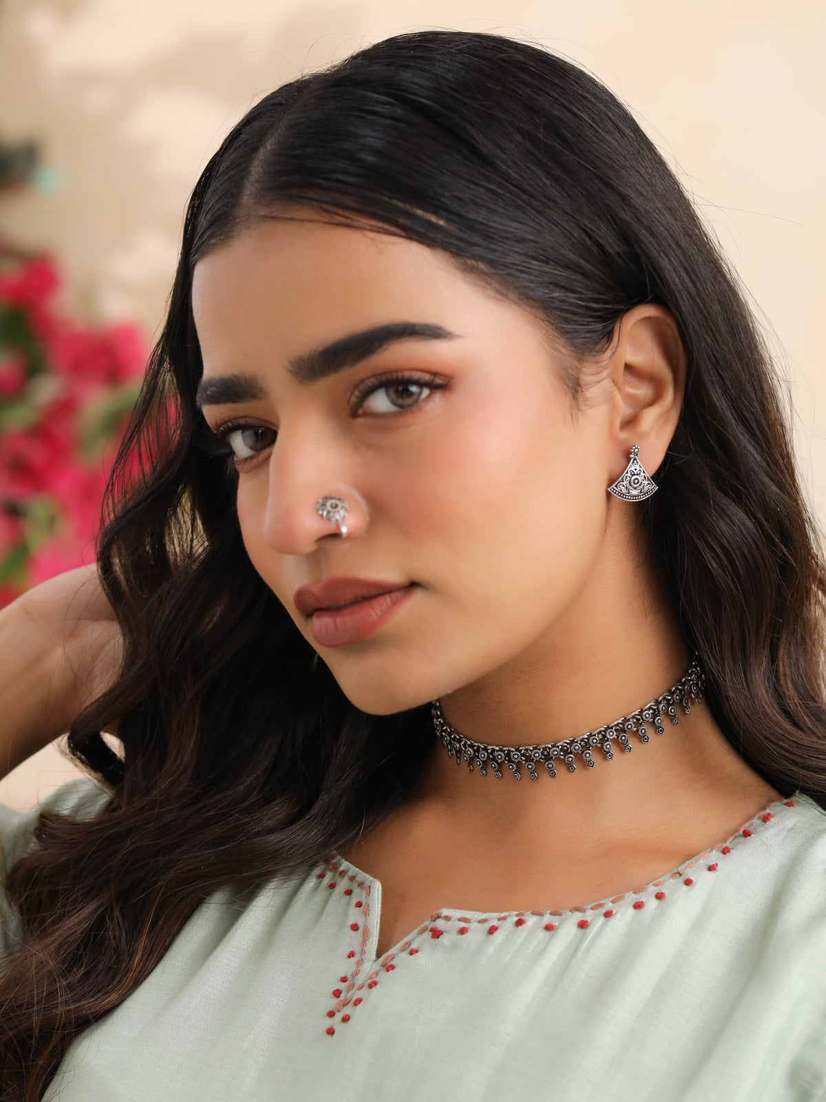 Oxidised Jewellery Set