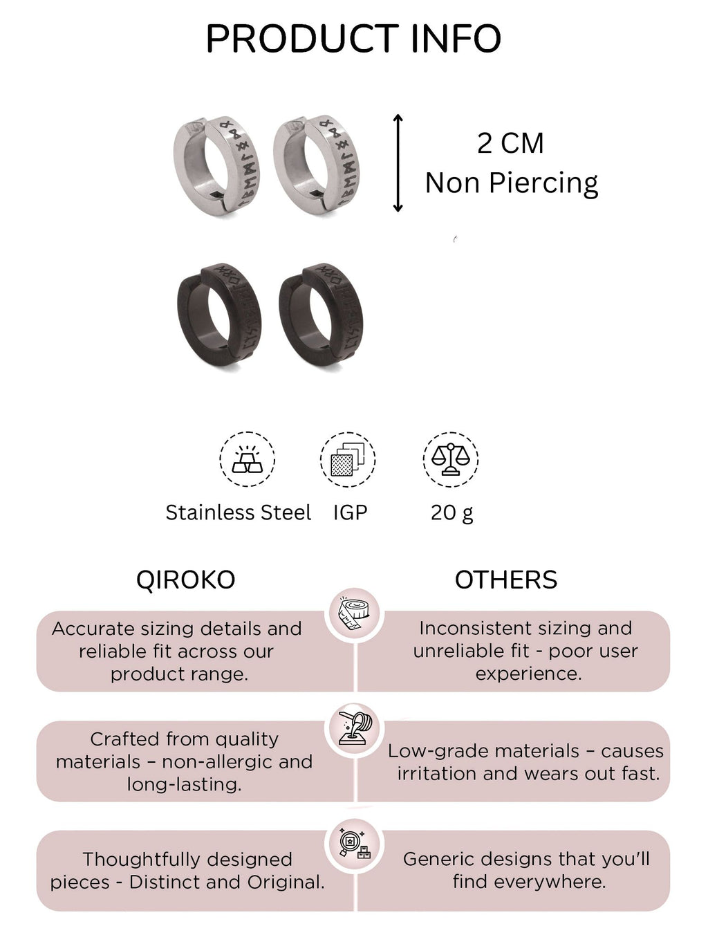 Viking Hoop Earrings
