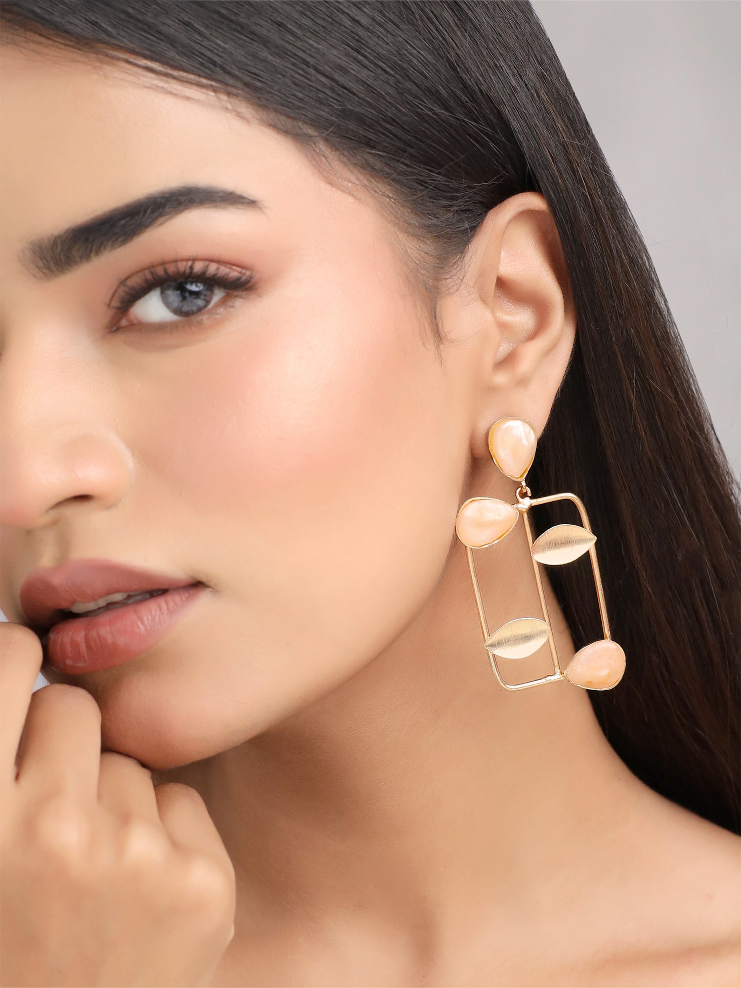 Statement Korean Dangler Drop Large Earrings