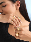 Stackable Finger Rings Set Of 7