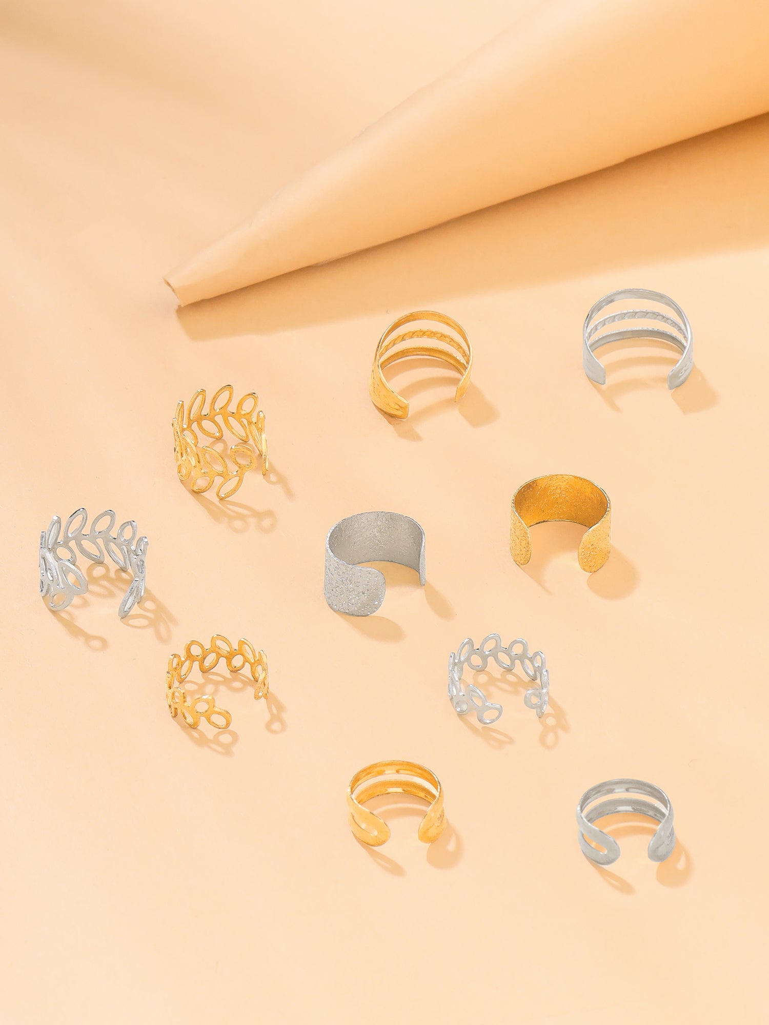 Earcuff Earrings Set of 10