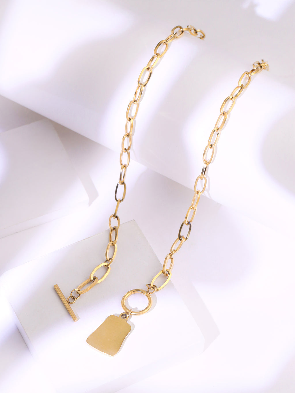 Interlock Statement Pendant Necklace