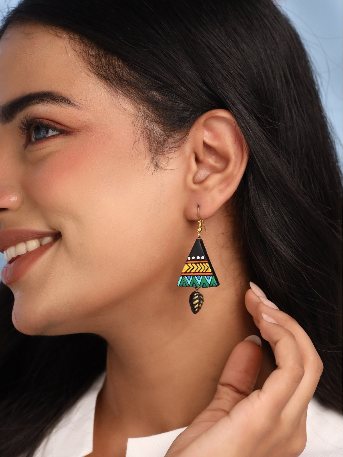 Handmade Terracotta Earrings
