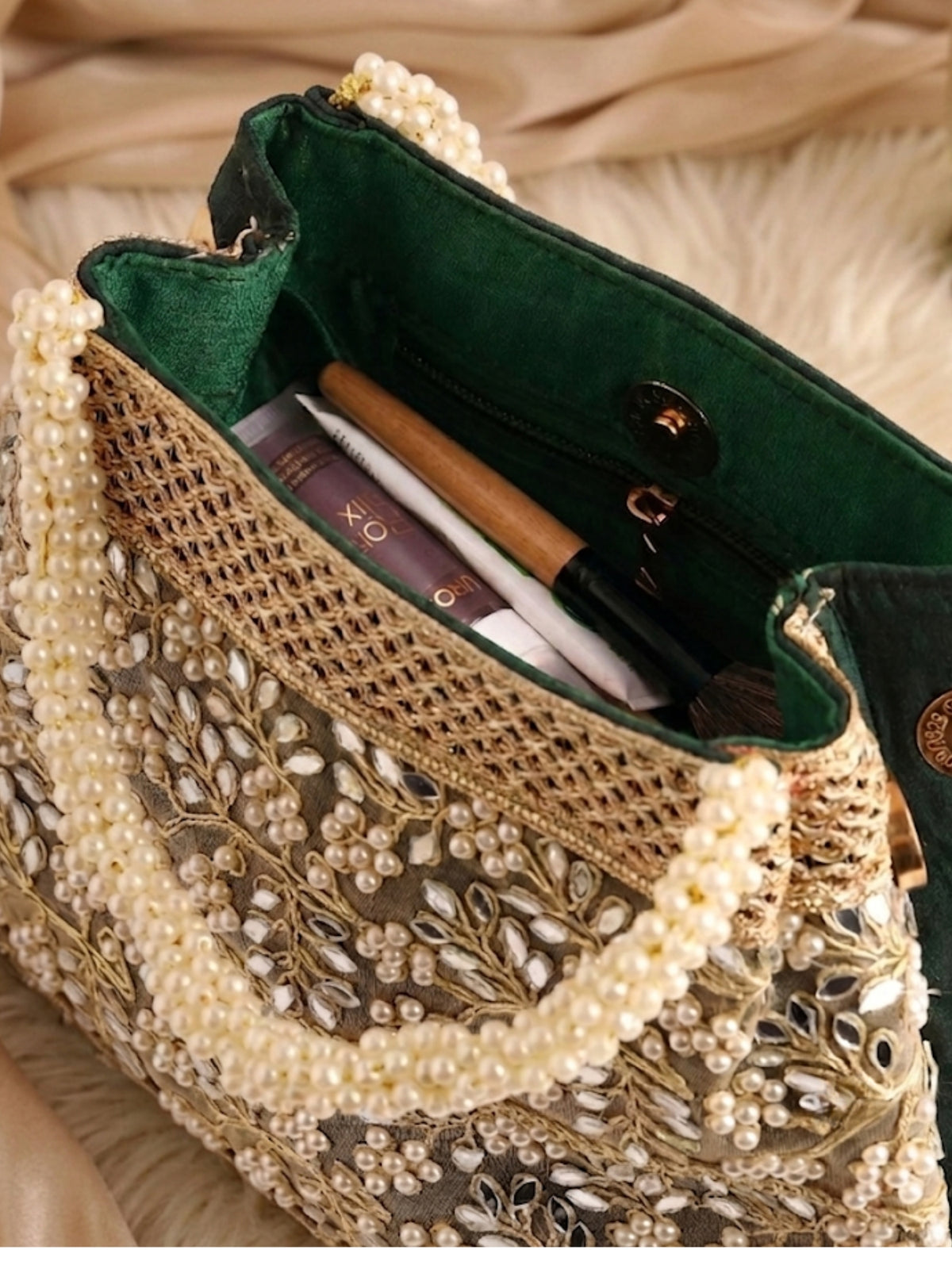 Mirror Work Potli Handbag