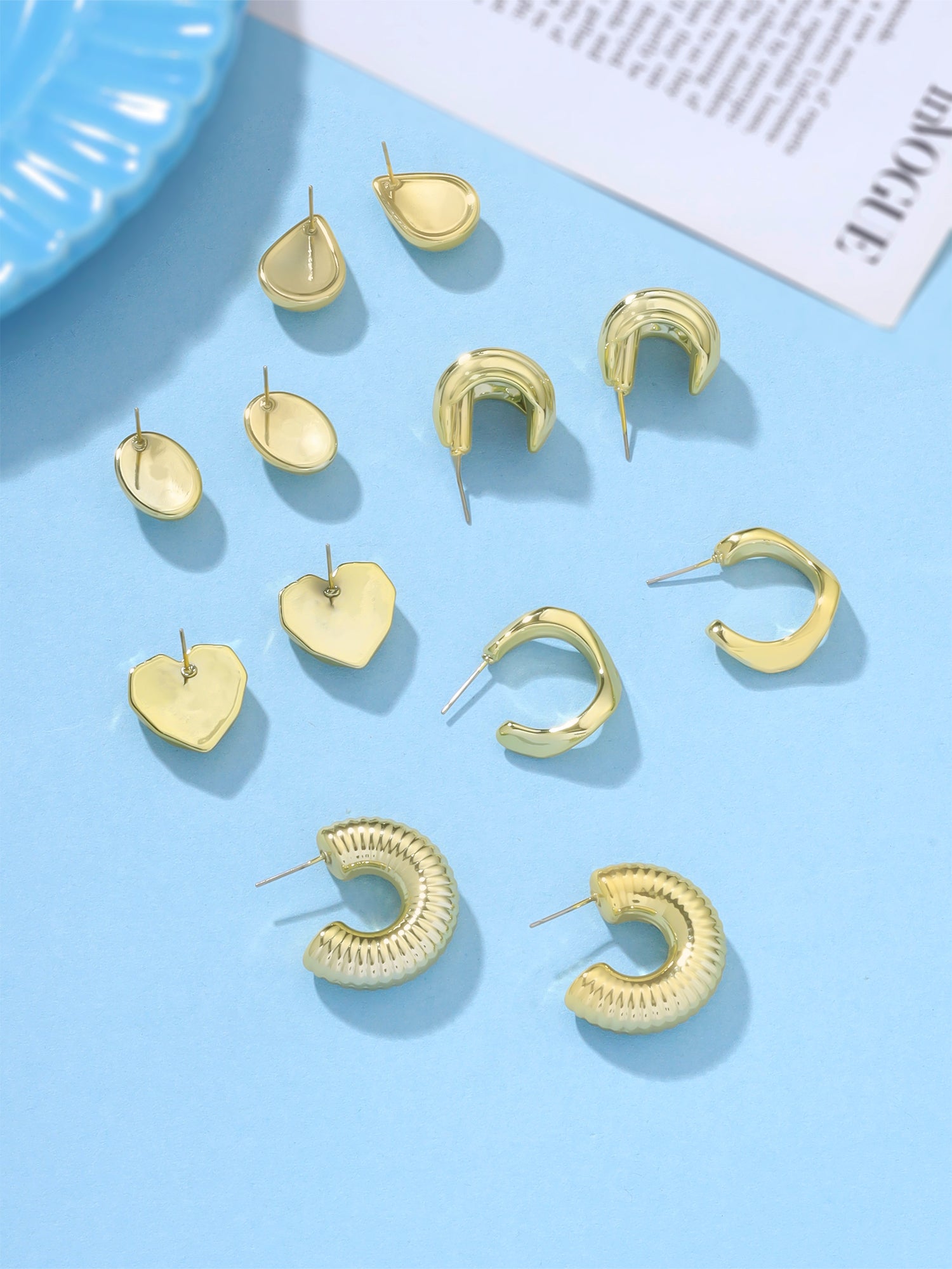 Statement Earrings Set of 6