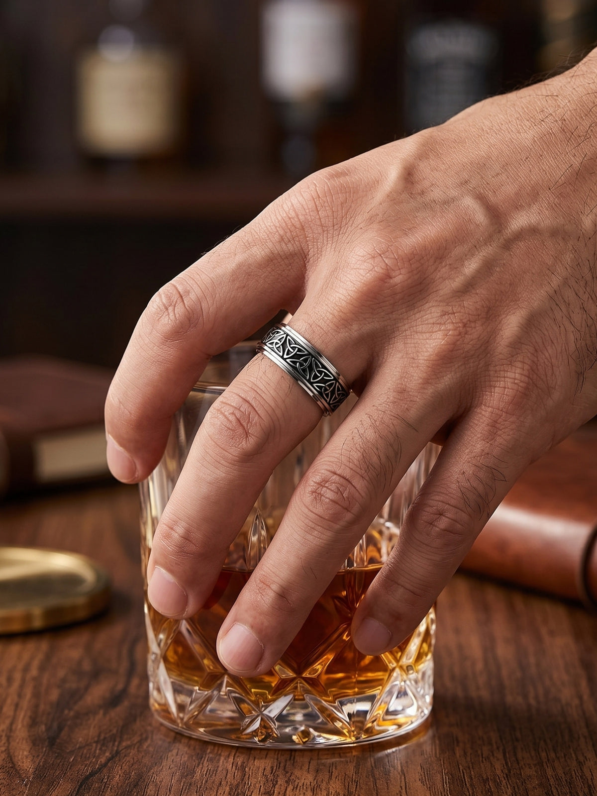 Fidget Spinner Band Rings