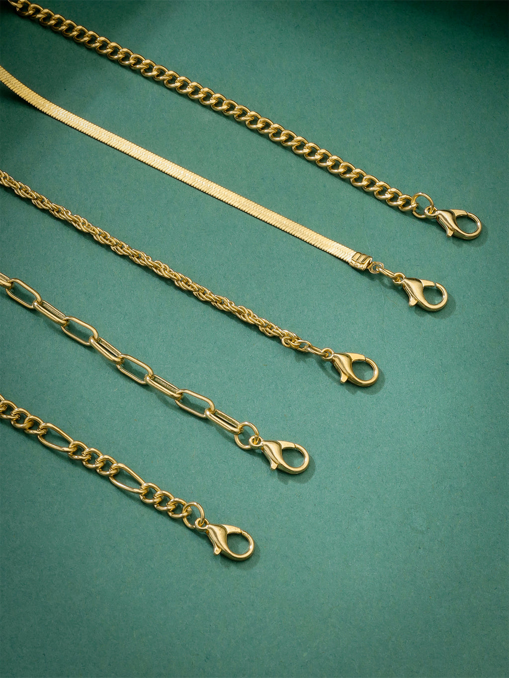 Five Layered Adjustable Stack Bracelet