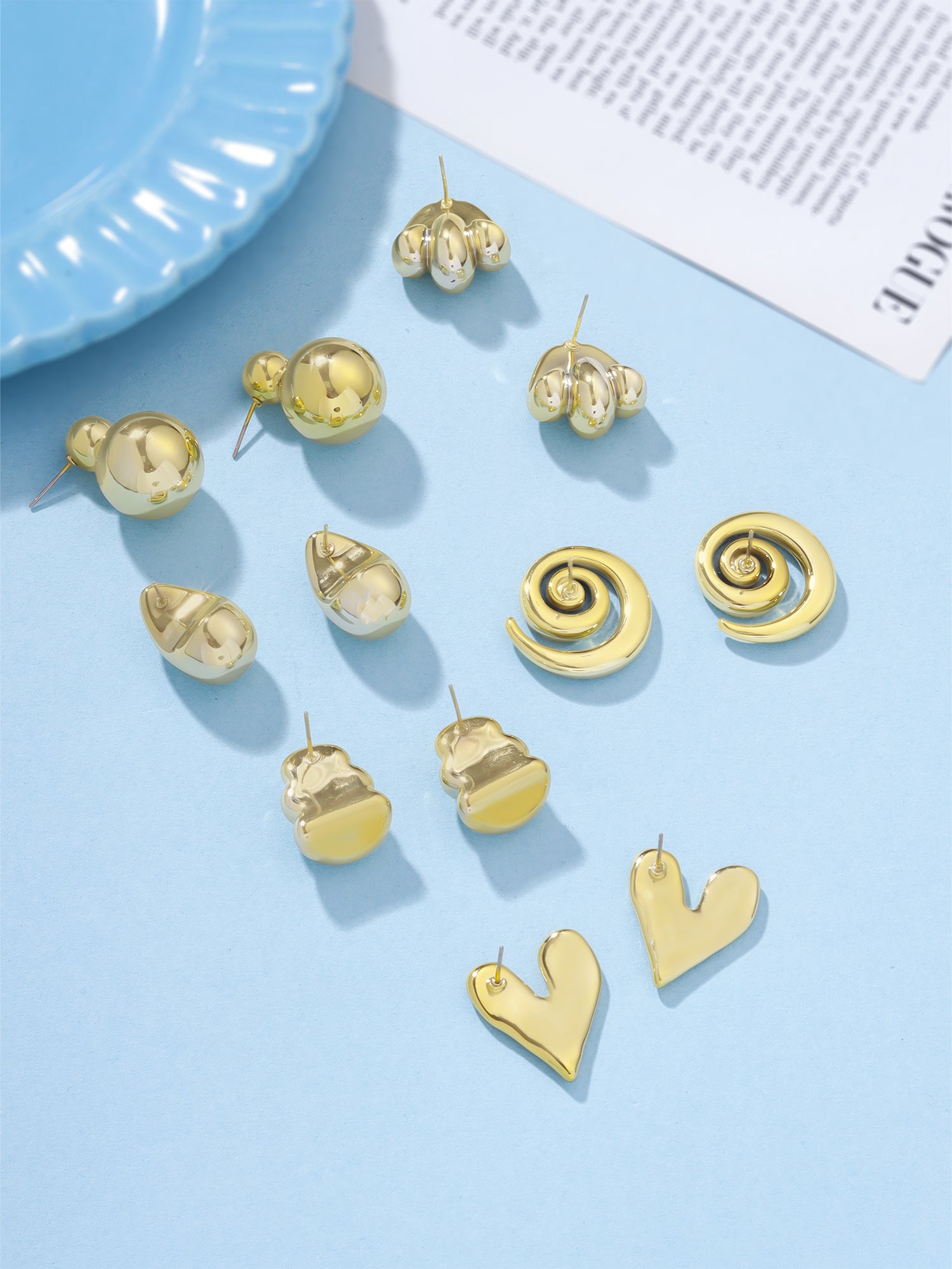 Statement Earrings Set of 6