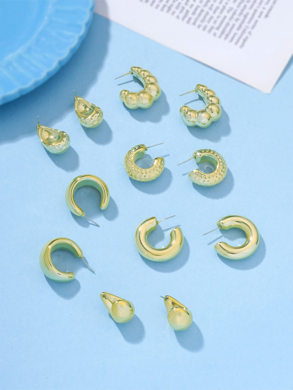 Statement Earrings Set of 6