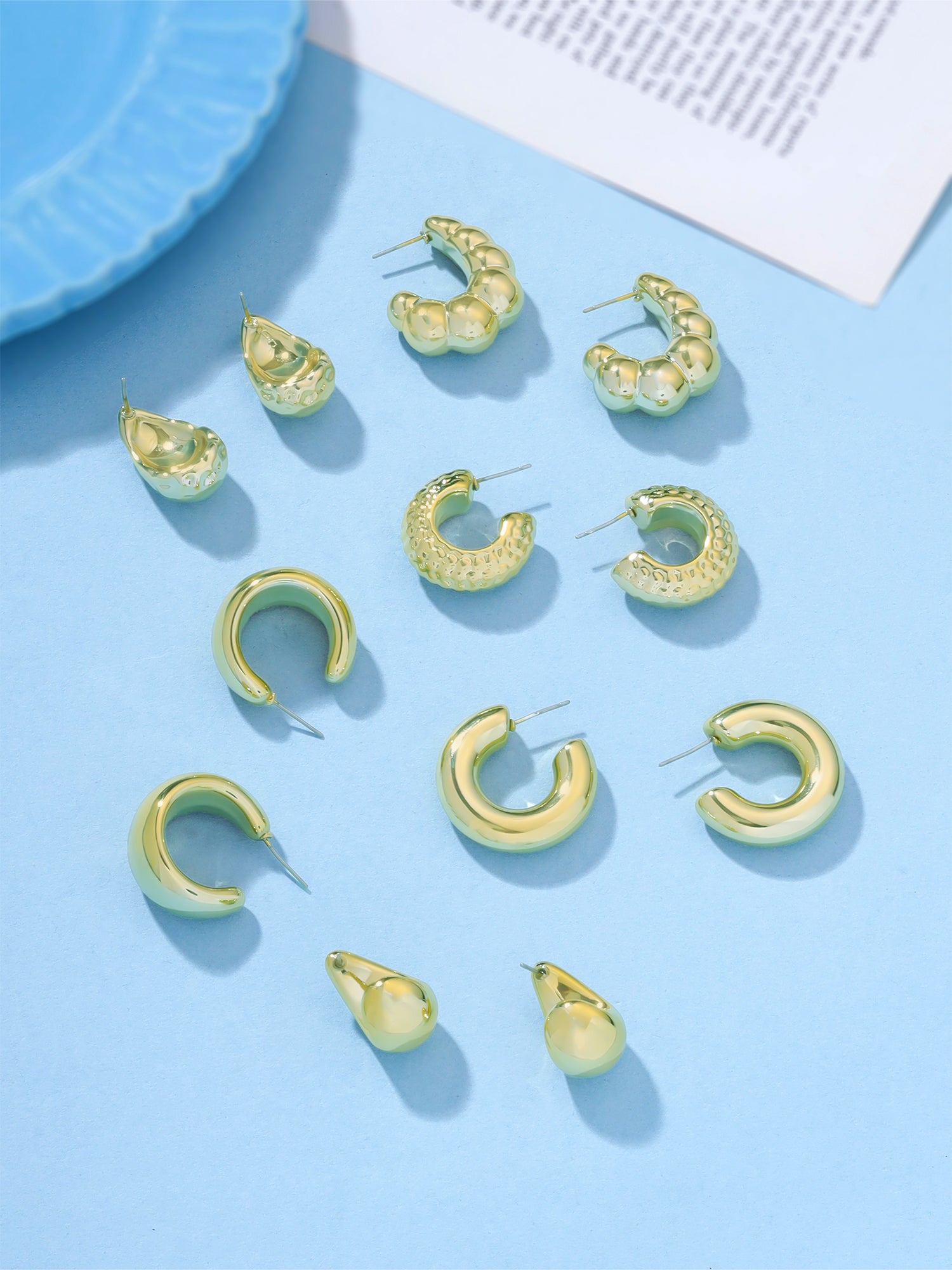 Statement Earrings Set of 6