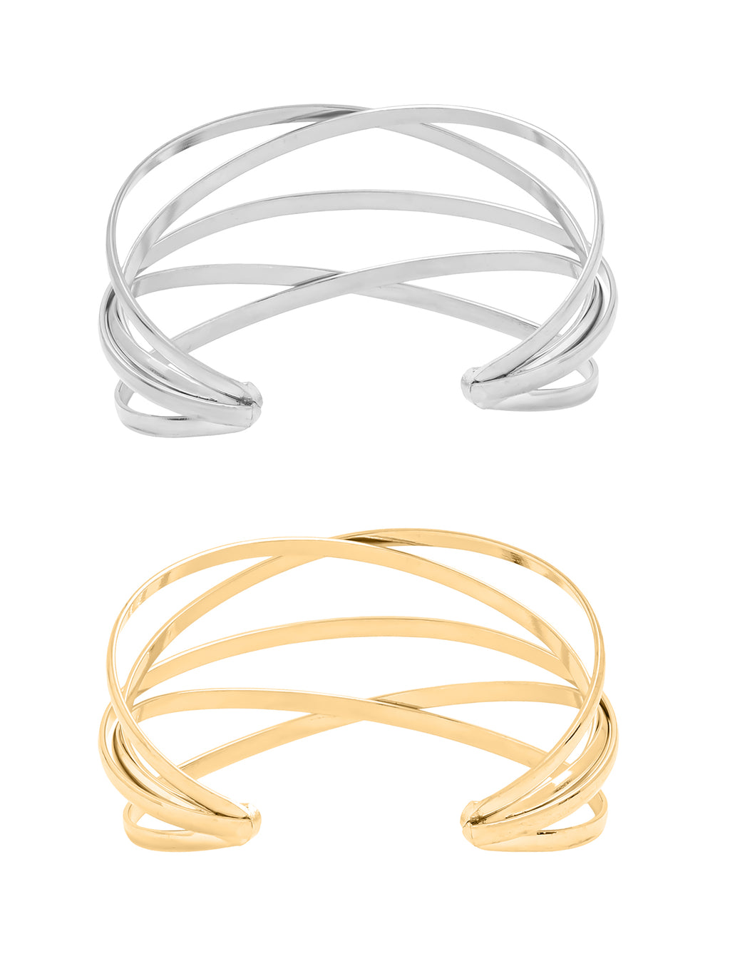 Cuff Bracelets Set of 2