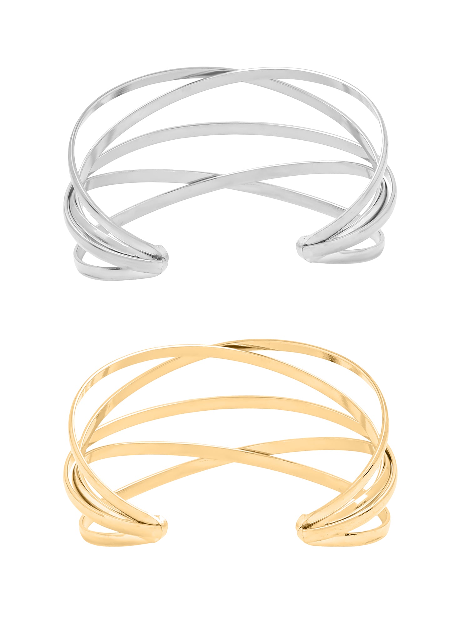 Cuff Bracelets Set of 2