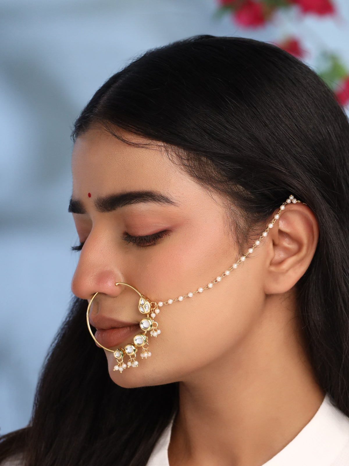 Non Piercing Pearl Nath