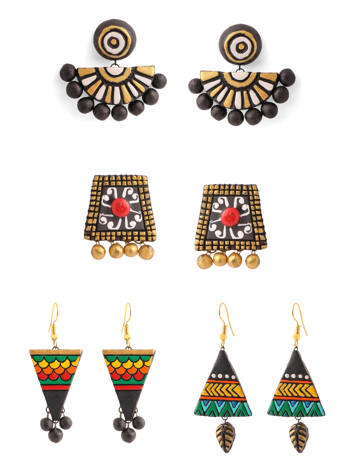 Handmade Terracotta Earrings