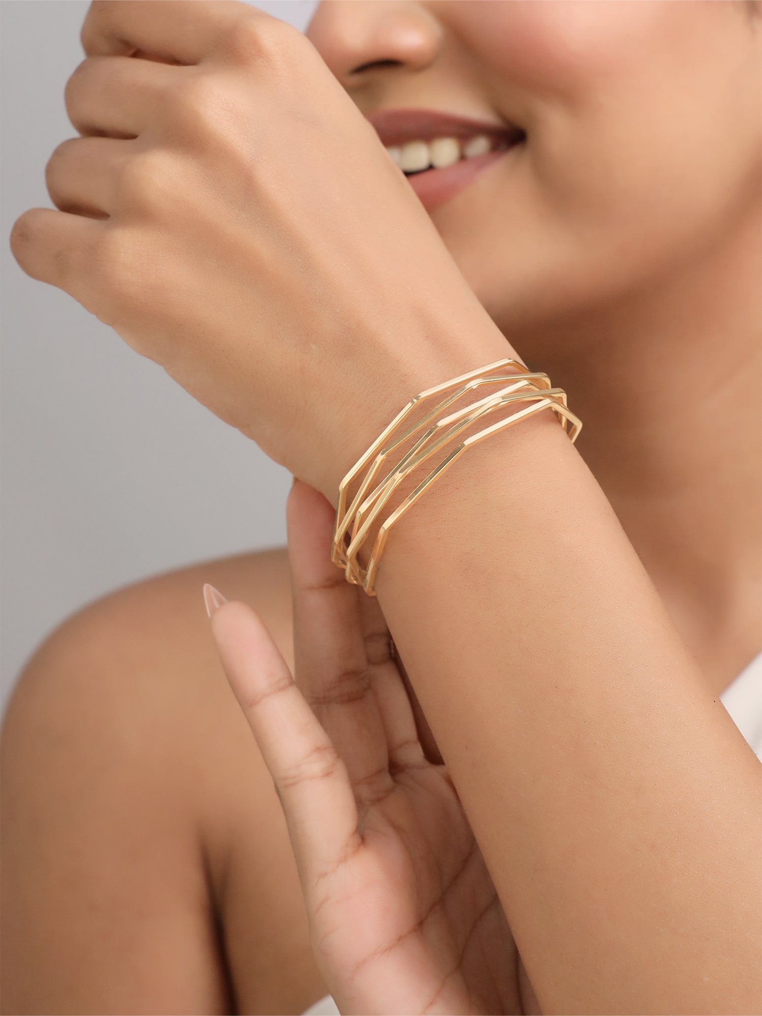 Cuff Bracelets Set of 2