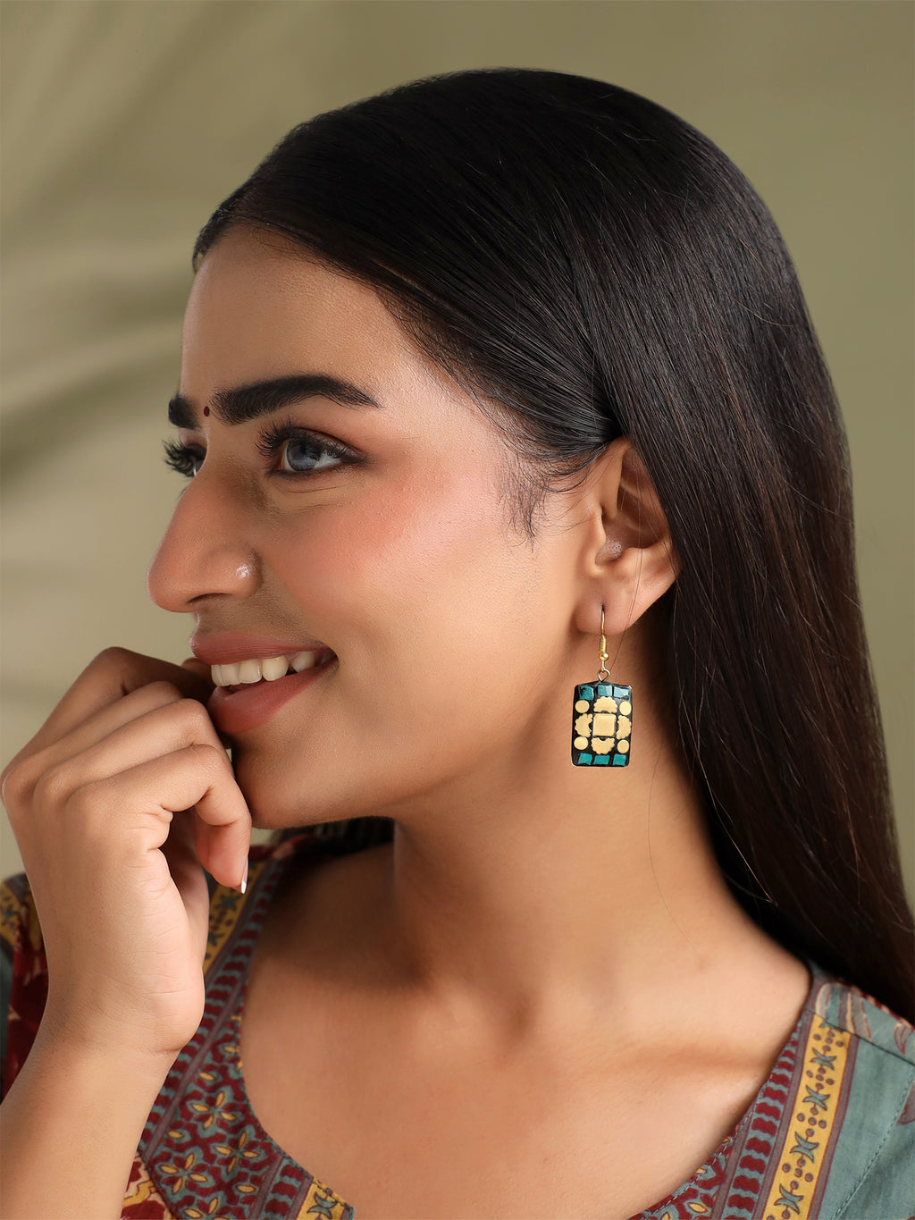 Ethnic Traditional Handmade Tibetan Earrings