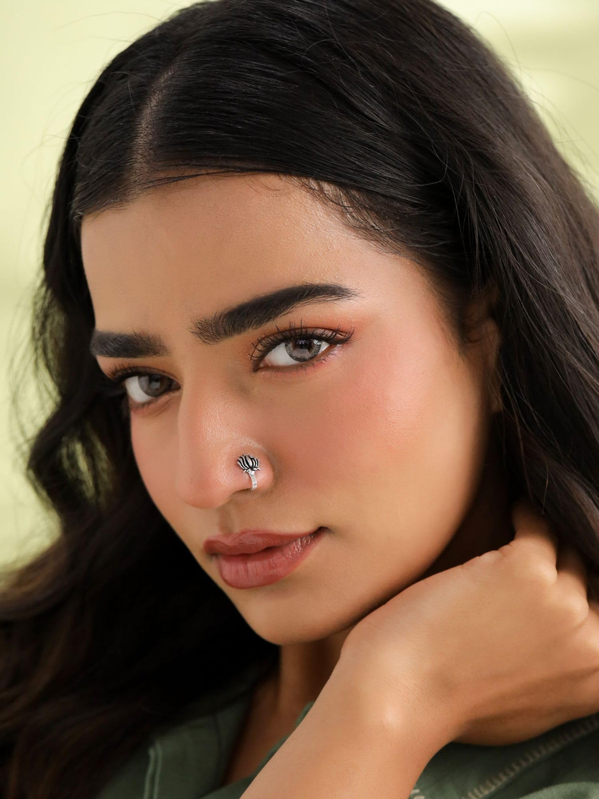 Non Piercing Oxidised Nosepins