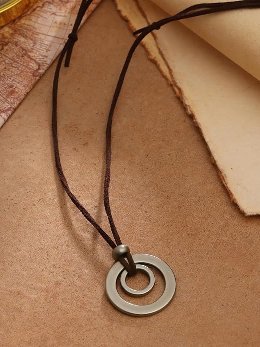 Norse Code Circular Pendant Chains