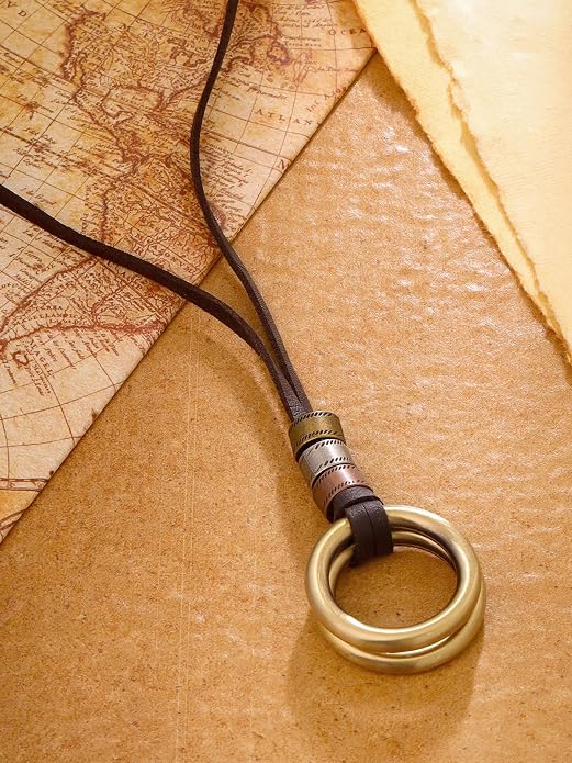 Norse Code Circular Pendant Chains