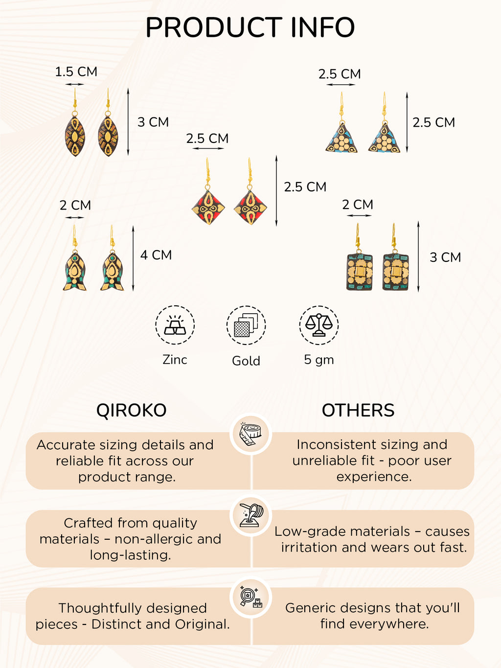 Ethnic Traditional Handmade Tibetan Earrings