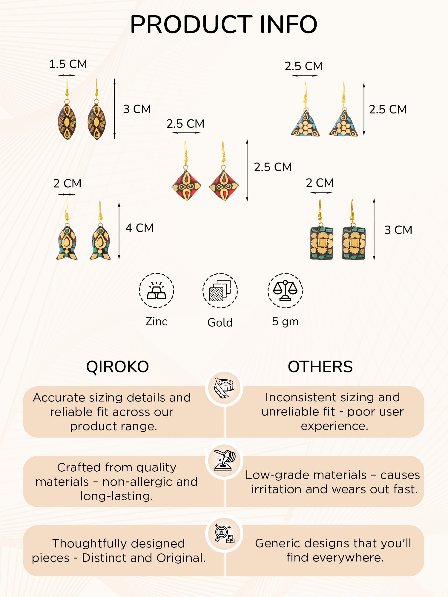 Ethnic Traditional Handmade Tibetan Earrings