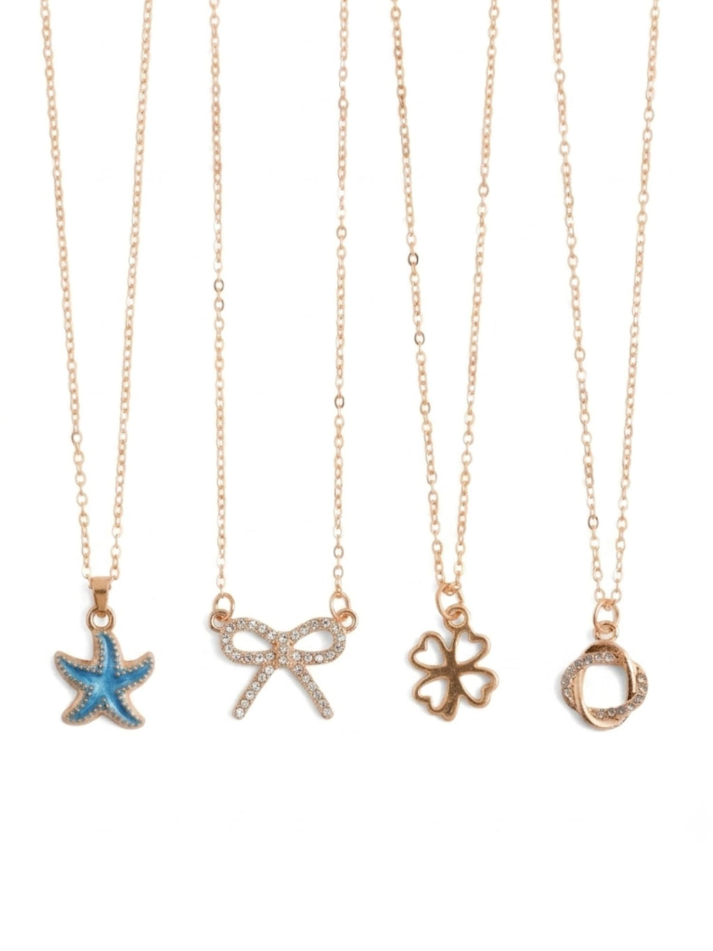 Minimalist Pendant Necklace Set