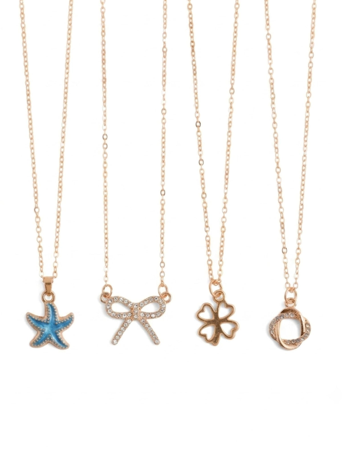 Minimalist Pendant Necklace Set