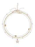 Pearl Starfish Layered Necklace