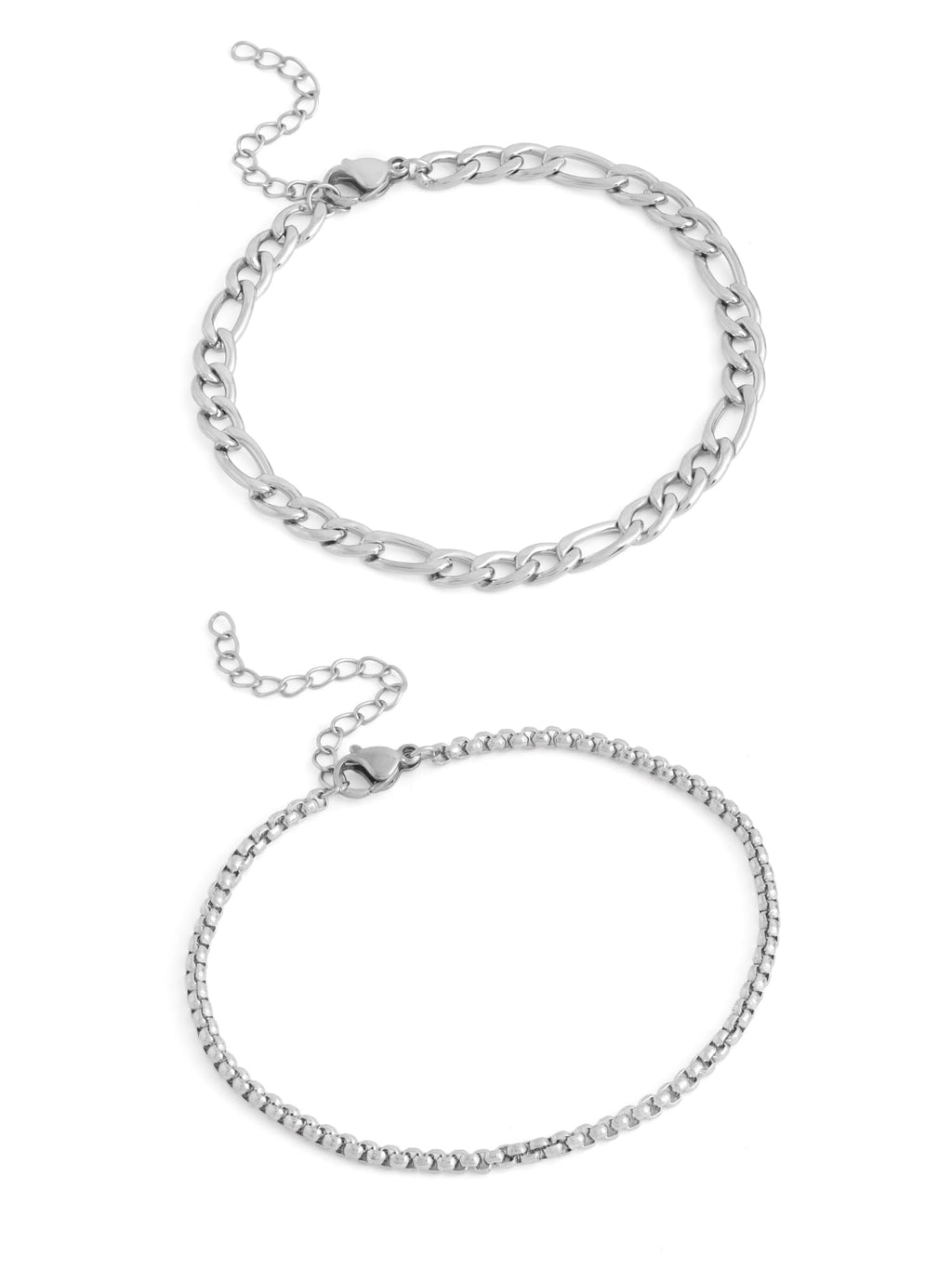 Figaro Box Bracelet Stack