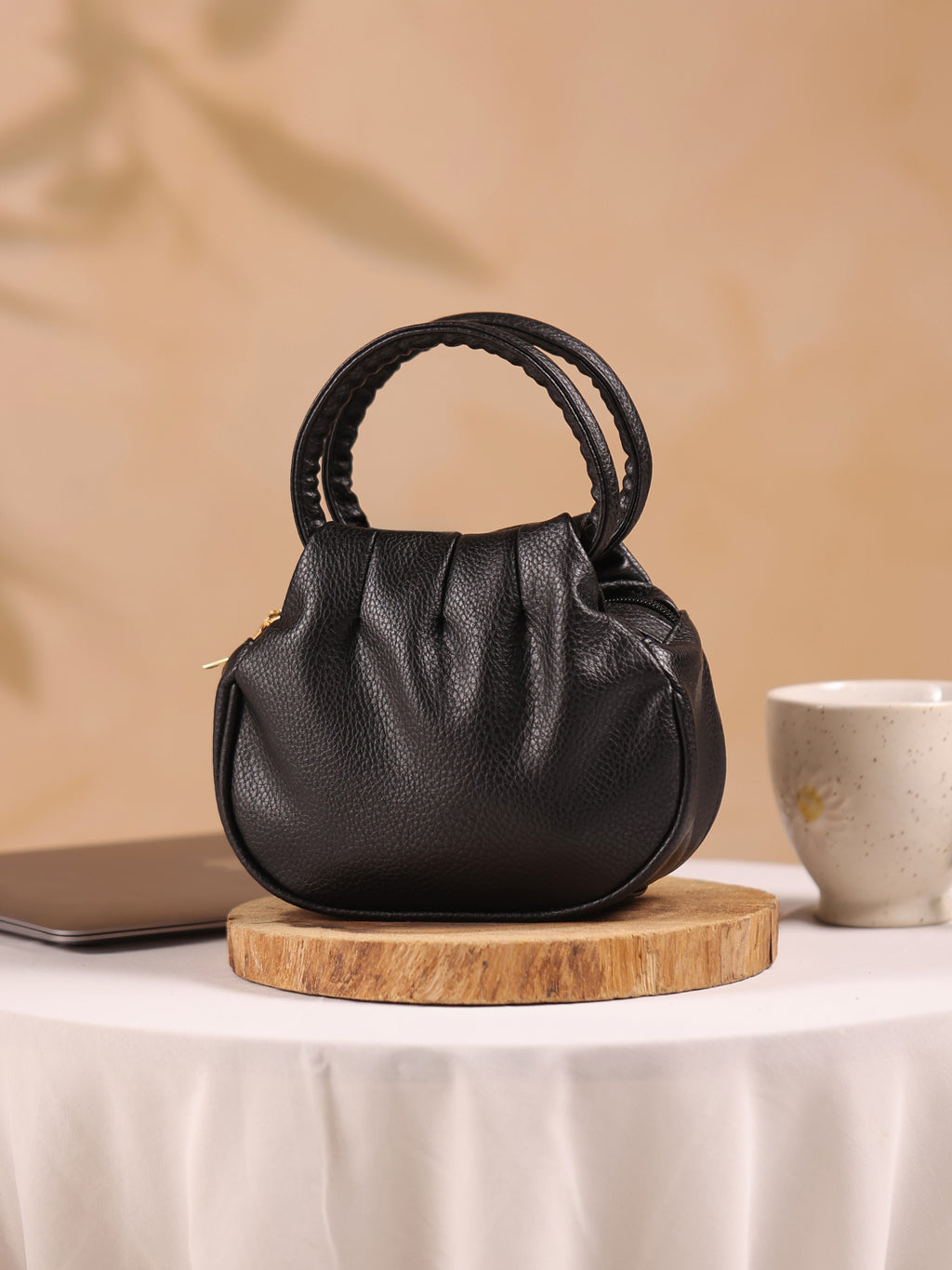Faux Leather Handbag